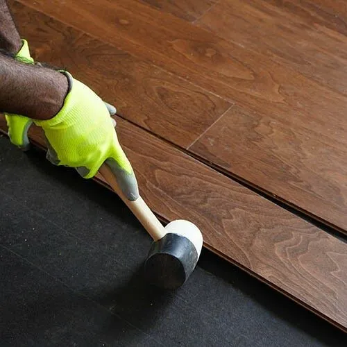 Hardwood installation | Super Floors Of Alaska